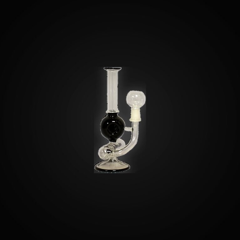 GLASS WATERPIPE 8 Black