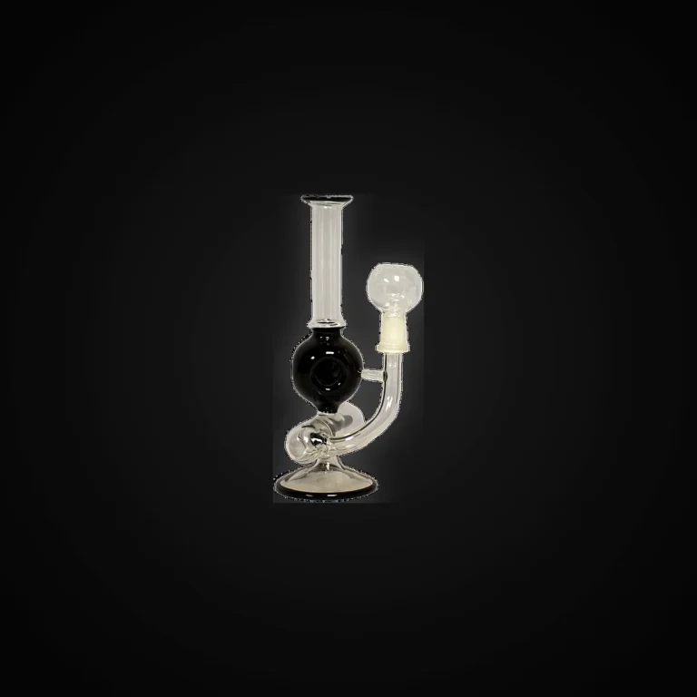 GLASS WATERPIPE 8 Black