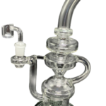 11.5" Bent Neck Recycler Black