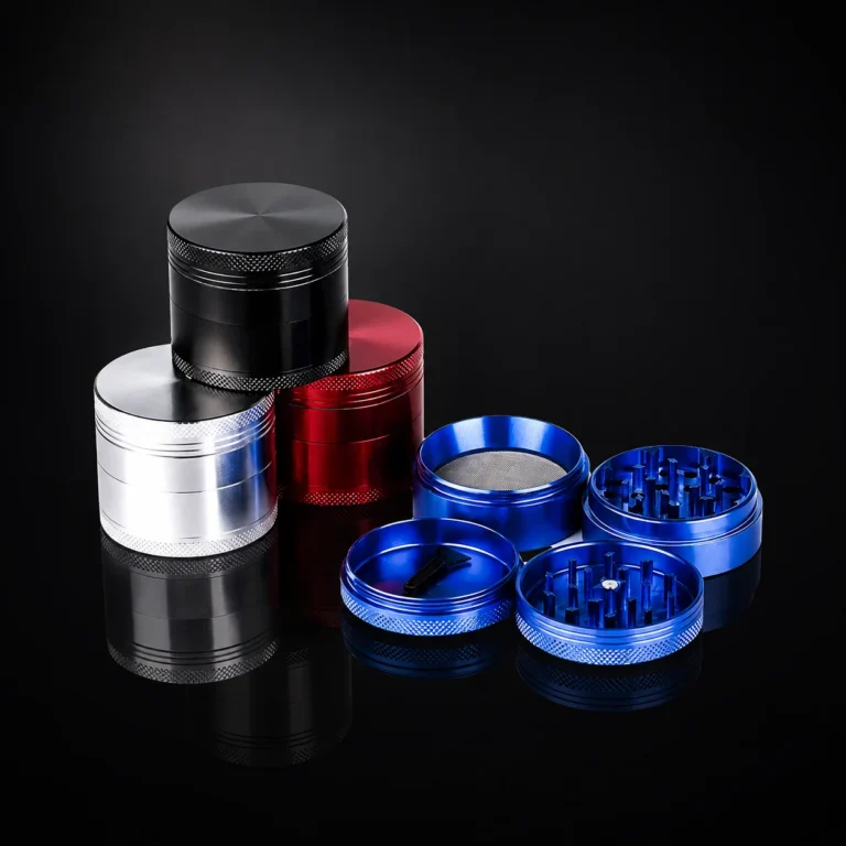2" Aluminum Solid Color Grinder 4 part