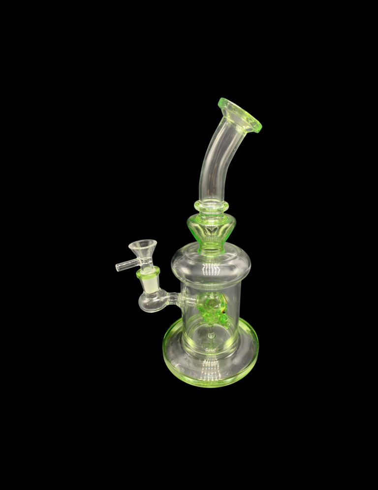 9.5" Bent Neck Water Pipe with Alien Head Asst.