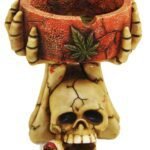 POLY ASH TRAY 5 TALL-SKUL