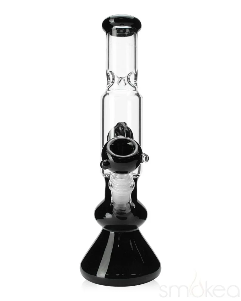 11" Single Perk Water Pipe Black