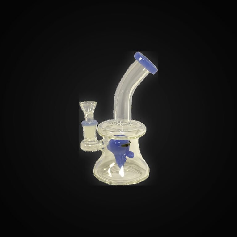 8" Bent Neck Water Pipe with Head Perk