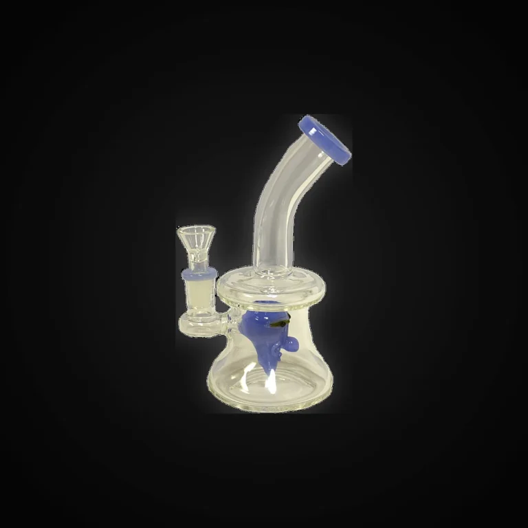 8" Bent Neck Water Pipe with Head Perk