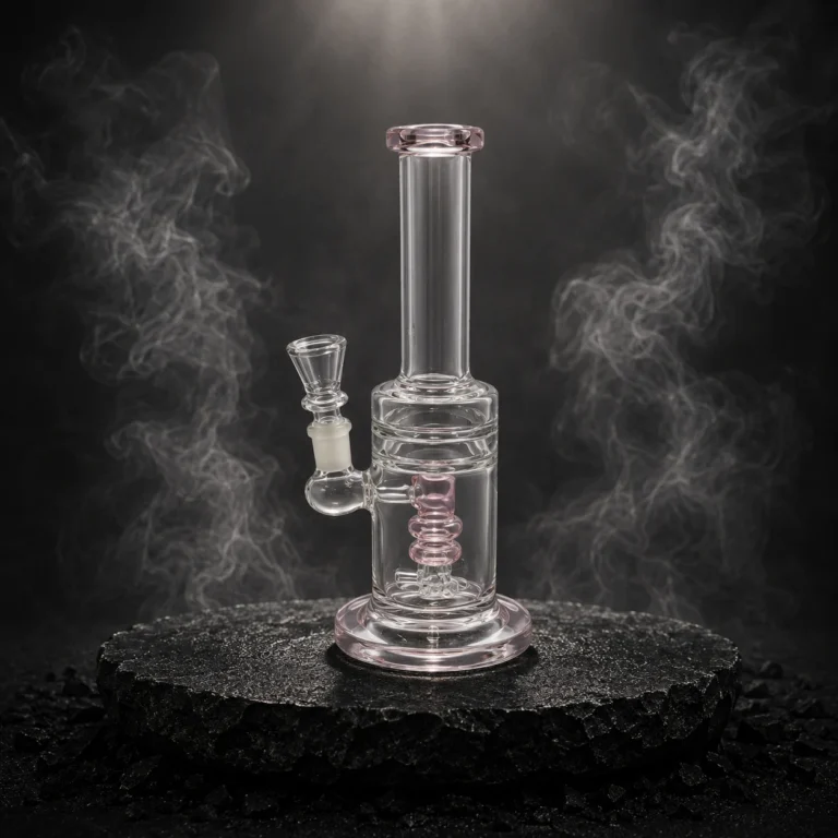 10" Solid Base Showerhead Perc Accent Color Water Pipe