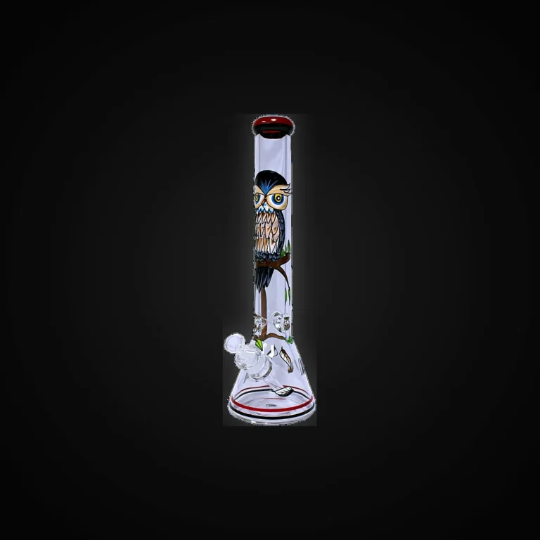 17" Tall Owl Beaker Water Pipe