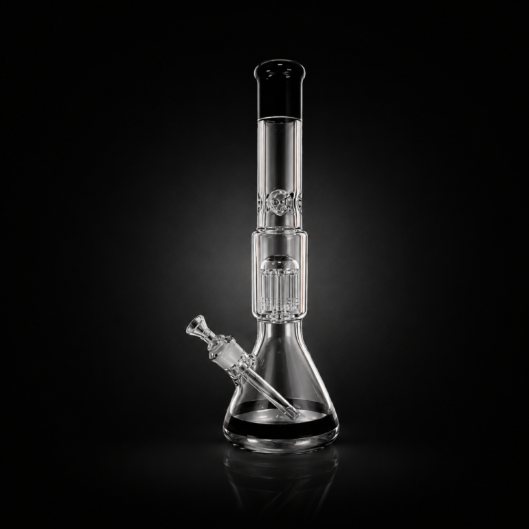 17.5" Single Chamber Heavy Glass Water Pipe