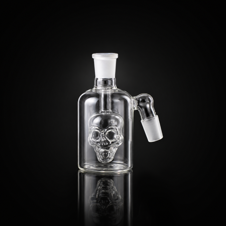 19mm 45° Skull Ashcatcher Assorted Colors