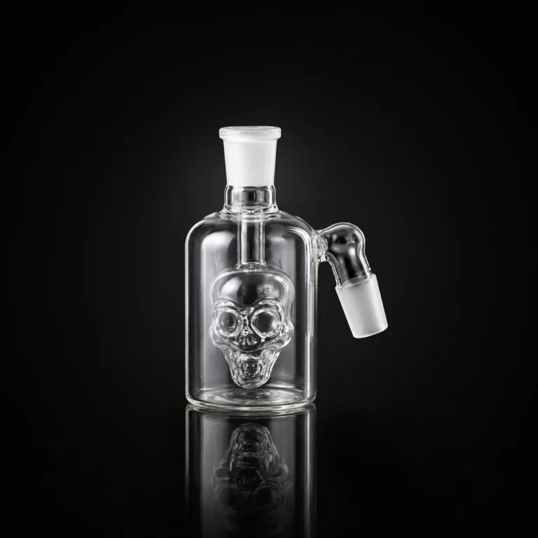 19mm 45° Skull Ashcatcher Assorted Colors