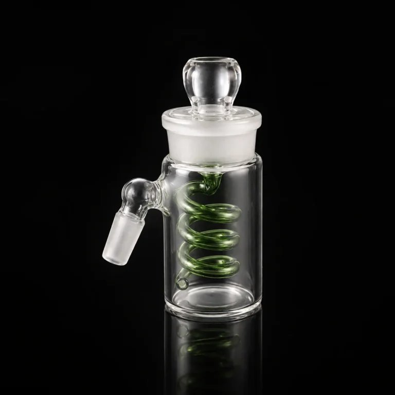 14mm Male 45° Ash Catcher with Coil
