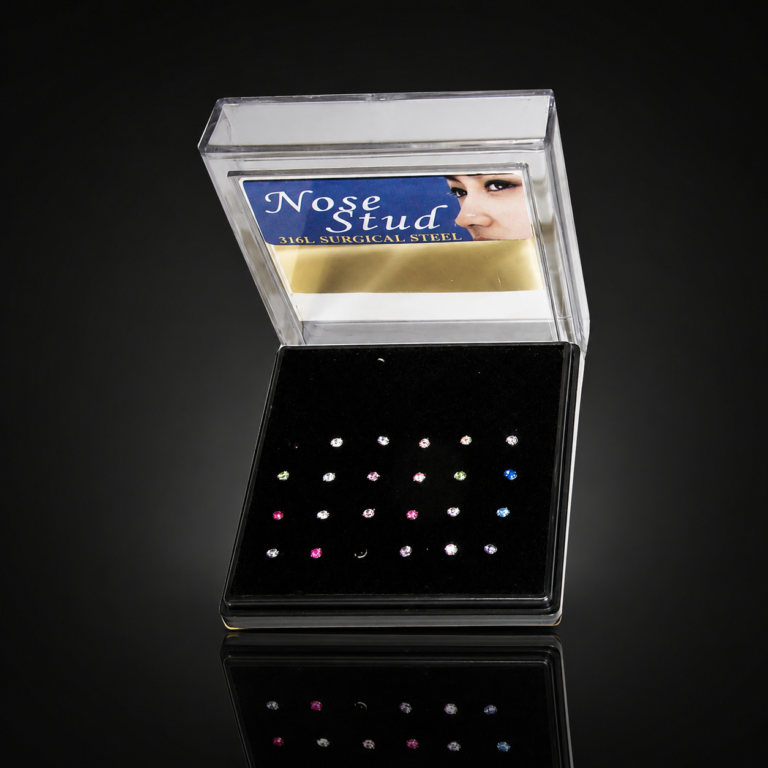 B/PIERCING NOSE STUD 24/C