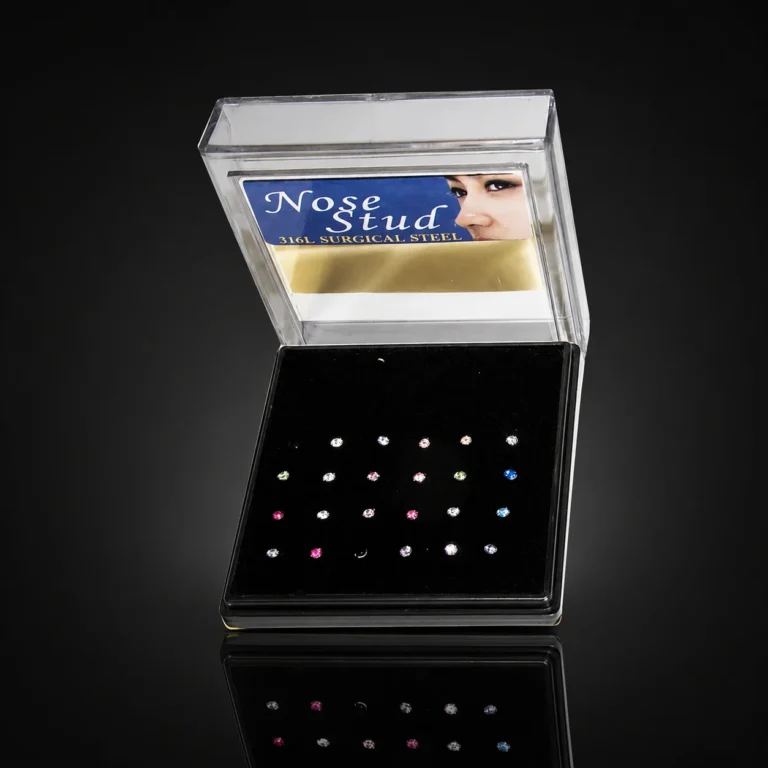 B/PIERCING NOSE STUD 24/C