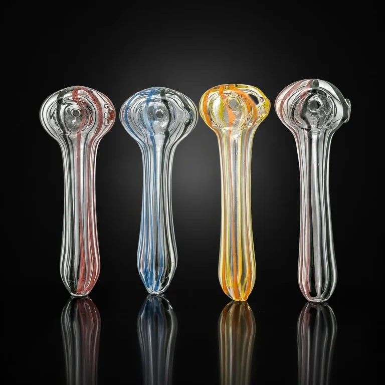 3" Peanut Glass Hand Pipe 4 INNER/4 ASST