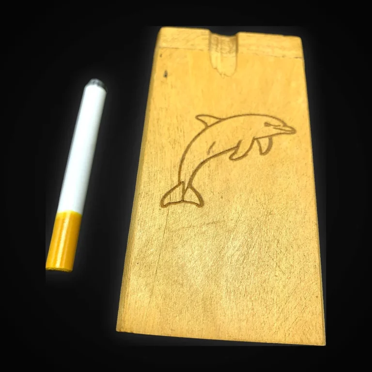 4" Dolphin Print Dugout w/Cig