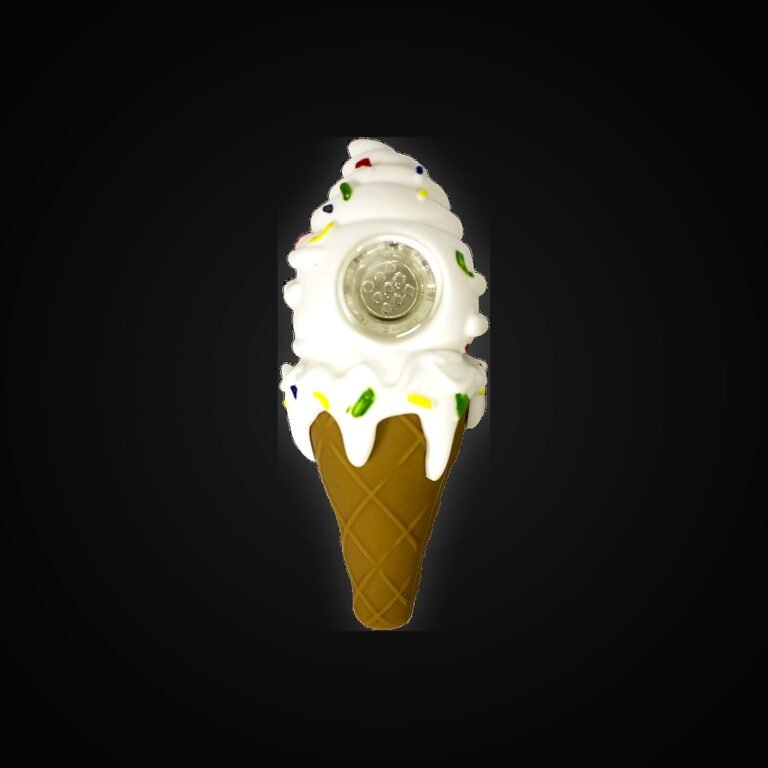 5" Silicone Ice Cream Hand Pipe