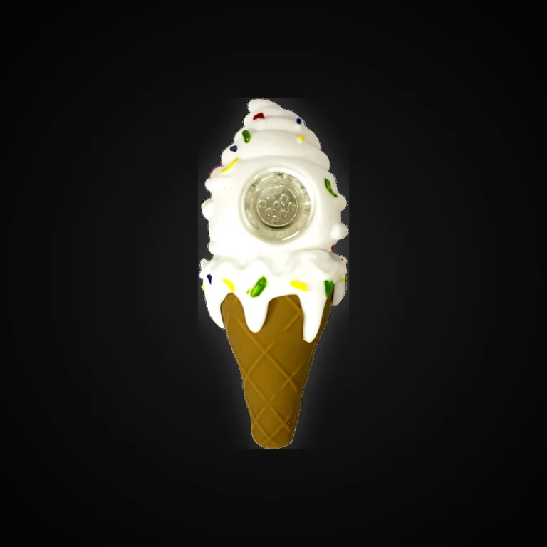 5" Silicone Ice Cream Hand Pipe