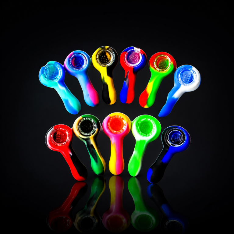 Silicone Hand Pipe 3"