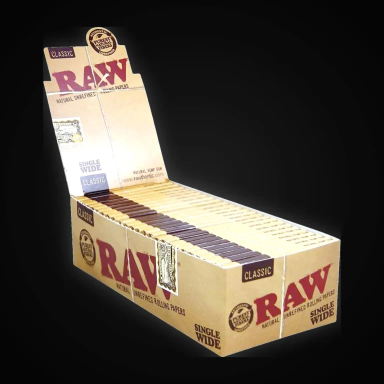 RAW Black Single Wide Double Feed - Box of 25