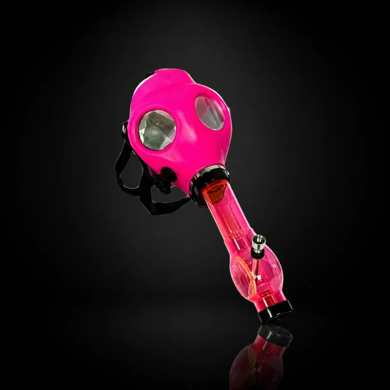 NEON GAS MASK W/WET PIPE