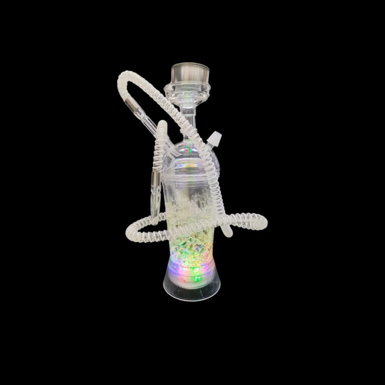 13" LED 1 HOSE HOOKAH WITH CASE