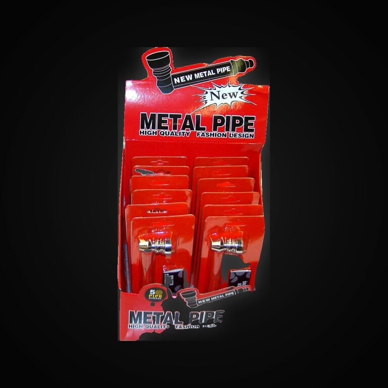 RED RIBBED METAL PIPE 5