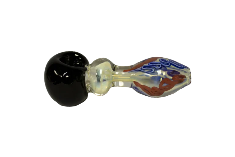 5" Black Fumed Twist Hand Pipe -SKU:C0126