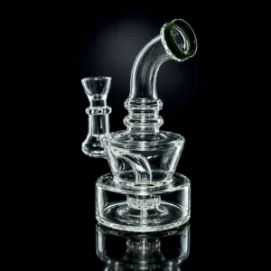 Waterpipe - 6.5in - Bent Neck - Conical - Asst. Color Accents