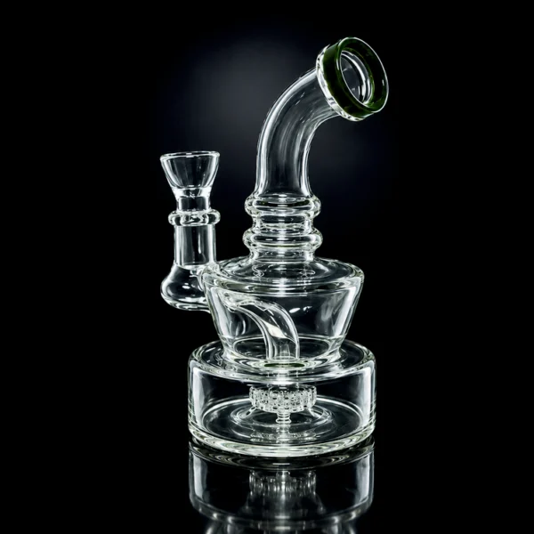 Waterpipe - 6.5in - Bent Neck - Conical - Asst. Color Accents