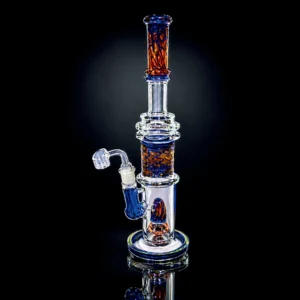 Waterpipe - 15in Tube Shift - Royal Blue And Gold
