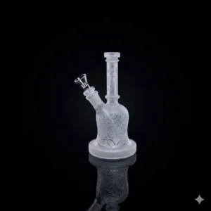 Waterpipe - 6.5in - Tube Shift - Frosted - Asst. Designs