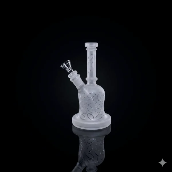 Waterpipe - 6.5in - Tube Shift - Frosted - Asst. Designs