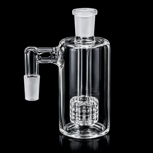 14MM 90° ASH CATCHER INLINE Clear
