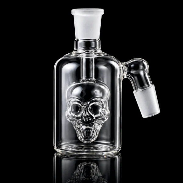 19mm 45° Skull Ashcatcher Assorted Colors