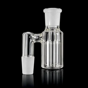 18MM 90° GLASS ASH RECLAIM CLEAR