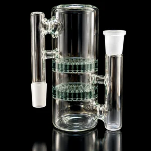14mm 90° male Ash Catcher with Double Honeycomb Smoke