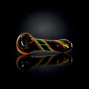 Glass pipe 3" Black Frit 4 Asst
