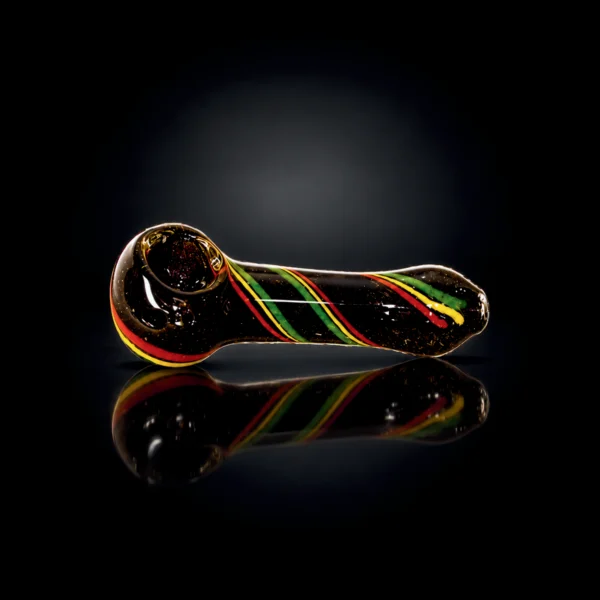 Glass pipe 3" Black Frit 4 Asst