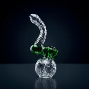 Diamond Bubbler 6" Blue/Green