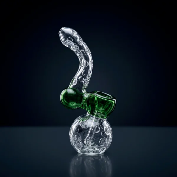 Diamond Bubbler 6" Blue/Green