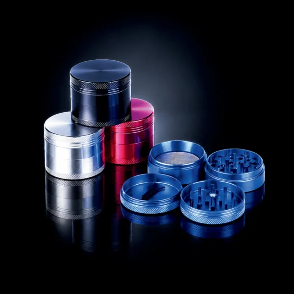 3" 4 Part Grinder Assorted Solid Colors