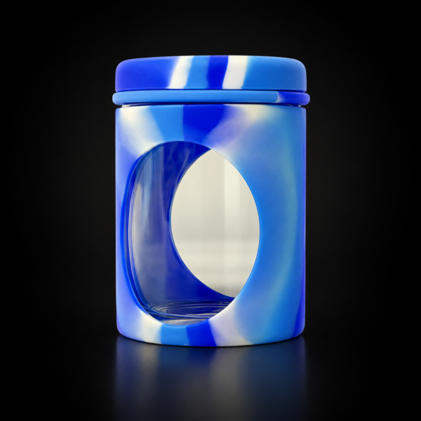 Herb Storage Container 180ml - Glass/Silicone with Dab Tool