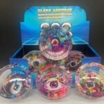 GLASS ASHTRAY 6 Pc Display - Eyes