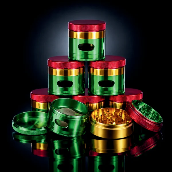 2.5" Rasta Crank Grinder with Window