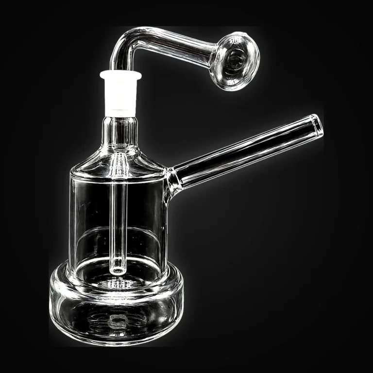 6" Clear Oil Burner Water Pipe