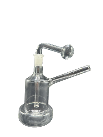 6" Clear Oil Burner Water Pipe