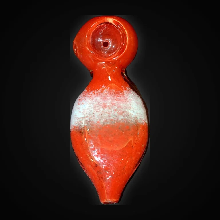 4" HEAVY Rounded Side Hand PIpe RED