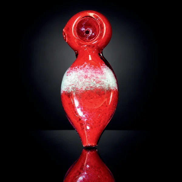 4" HEAVY Rounded Side Hand PIpe RED