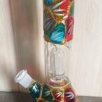 8" Beaker w/ Perk Artisan Design