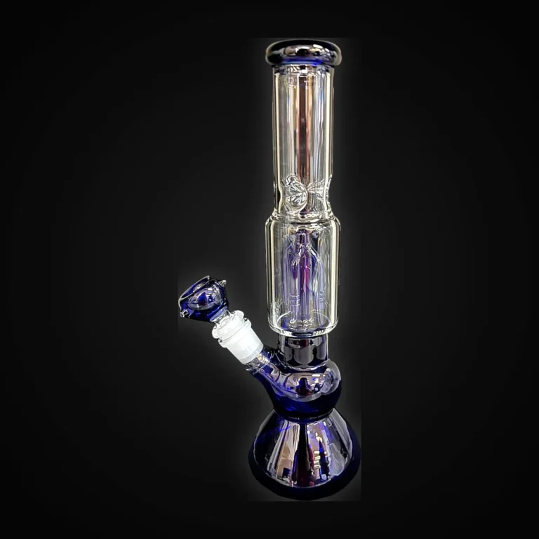11" Blue Pipe with Single Perk